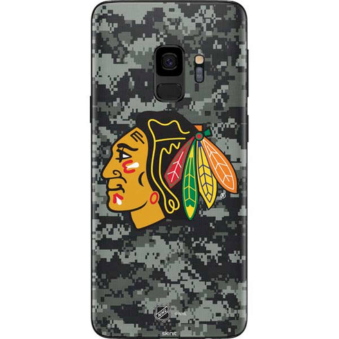 NHL Chicago Blackhawks Camo Galaxy S9 Skin